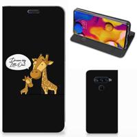 LG V40 Thinq Magnet Case Giraffe