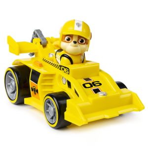 PAW Patrol , Race & Go luxe voertuig van Ready, Race, Rescue Rubble met geluiden, voor kinderen vanaf 3 jr.