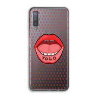 Yolo Denise: Samsung Galaxy A7 (2018) Transparant Hoesje