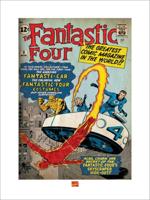 Kunstdruk Fantastic Four Cover 60x80cm