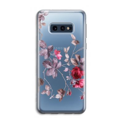 Mooie bloemen: Samsung Galaxy S10e Transparant Hoesje