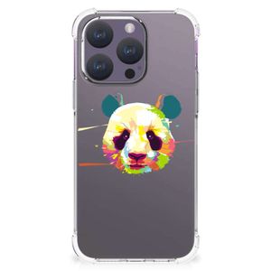 iPhone 15 Pro Stevig Bumper Hoesje Panda Color