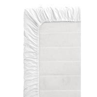 Leen Bakker - Topper Hoeslaken - Percale Katoen - 180x200 Cm - Percal Katoen - Wit