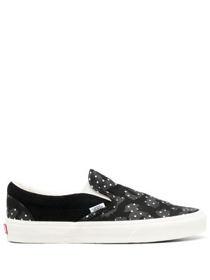 Vans baskets à imprimé graphique - Noir
