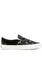 Vans baskets à imprimé graphique - Noir