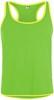 Starworld SW305 Men´s Contrast Sports Vest - Fluorescent Green/Fluorescent Yellow - L
