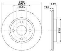 Remschijf 8DD355128911