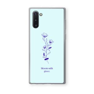 Bloom with grace: Samsung Galaxy Note 10 Transparant Hoesje