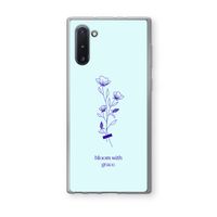 Bloom with grace: Samsung Galaxy Note 10 Transparant Hoesje