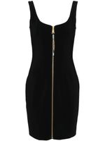 Moschino scoop-neck cady minidress - Noir