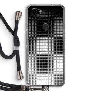 Musketon Halftone: Pixel 3a Transparant Hoesje met koord
