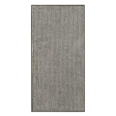 Cawö Cawö Two-Tone Stripe Badlaken 80x150 basalt