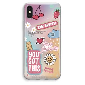 Positivity: iPhone XS Max Transparant Hoesje
