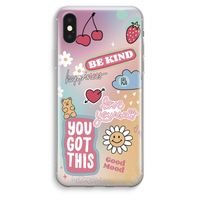 Positivity: iPhone XS Max Transparant Hoesje