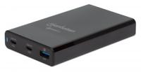 Manhattan 102223 USB-laadstation 65 W Thuis Uitgangsstroom (max.) 3 A Aantal uitgangen: 3 x USB 3.2 Gen 1 bus A (USB 3.0), USB-C bus (Power Delivery) Qualcomm - thumbnail