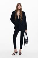 Geperforeerde blazer - BLACK - XS - thumbnail