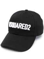 DSQUARED2 casquette à logo appliqué - Noir