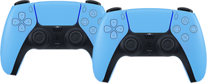 Sony Playstation 5 DualSense Draadloze Controller Starlight Blue Duo Pack