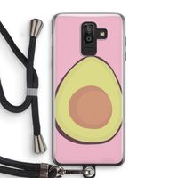 Avocado: Samsung Galaxy J8 (2018) Transparant Hoesje met koord