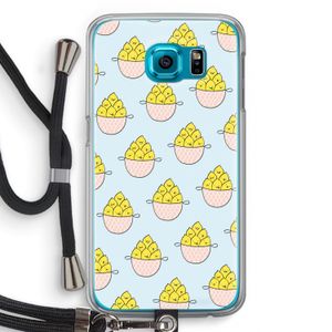 Citroenen: Samsung Galaxy S6 Transparant Hoesje met koord