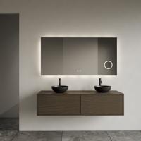 Onderkast Gliss Design Joa Charcoal 120 CM 2 Laden Incl.Topplaat