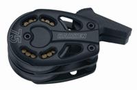 Harken 75mm Black Magic 2-schijfs Voetblok Met Stopper Default