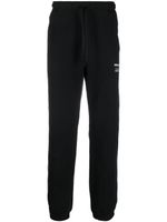 Maharishi pantalon de jogging à logo brodé - Noir