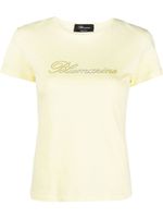 Blumarine t-shirt à logo imprimé - Jaune - thumbnail