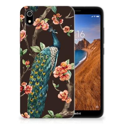 Xiaomi Redmi 7A | TPU Hoesje | Pauw met Bloemen