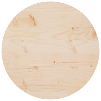 Tafelblad Ø50x2,5 cm massief grenenhout