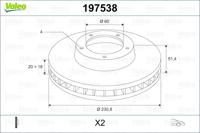 Valeo Remschijven 197538 - thumbnail