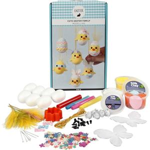 Knutselpakket paaskuikens - 7x - Paaseieren - Pasen - hobby - Paaseieren maken set