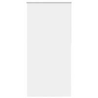 VidaXL Rolgordijn verduisterend 100x210cm stofbreedte 95,7cm wit
