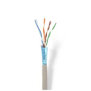 Nedis CCBGFTP5GY100 netwerkkabel Grijs 100 m Cat5e F/UTP (FTP)