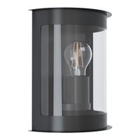 Wandlamp daril 1 verzinkt zwart/helder E27 60W - Eglo - thumbnail