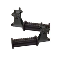 Busch & Muller Voetsteunset bobike 1110s - achtervork - zwart