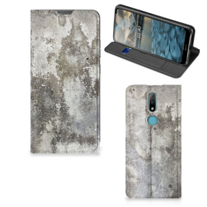 Nokia 2.4 Standcase Beton Print