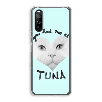 You had me at tuna: Sony Xperia 10 III Transparant Hoesje