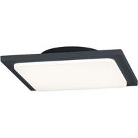 LED Plafondlamp 18W Badkamer IP54 Warm Wit 3000K Antraciet Aluminium