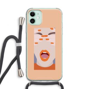 Surprise: iPhone 11 Transparant Hoesje met koord
