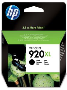 HP inktcartridge 920XL, 1.200 pagina&apos;s, OEM CD975AE, zwart