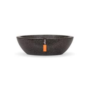 Capi Europe Schaal laag Terrazzo - 44x12 - Zwart