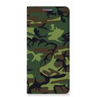 Motorola Moto G60s Hoesje met Magneet Army Dark