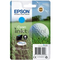 Epson Golf ball Singlepack Cyan 34 DURABrite Ultra Ink - thumbnail