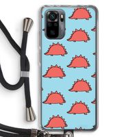 Dinosawrr: Xiaomi Redmi Note 10 Pro Transparant Hoesje met koord