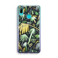 Tropical Palms Dark: Huawei P Smart (2019) Transparant Hoesje