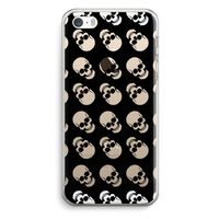 Musketon Skulls: iPhone 5 / 5S / SE Transparant Hoesje