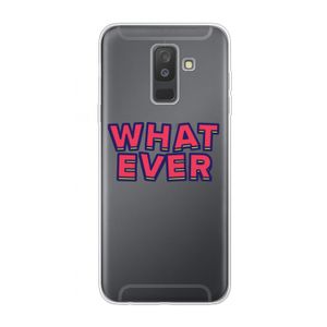 Whatever: Samsung Galaxy A6 Plus (2018) Transparant Hoesje