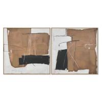Canvas Home ESPRIT polyestyreen Canvas 100 x 4 x 100 cm