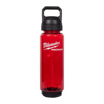 Milwaukee PACKOUT™ Plastic Fles met Drinkdop | 1005 ml | Rood - 4932498637